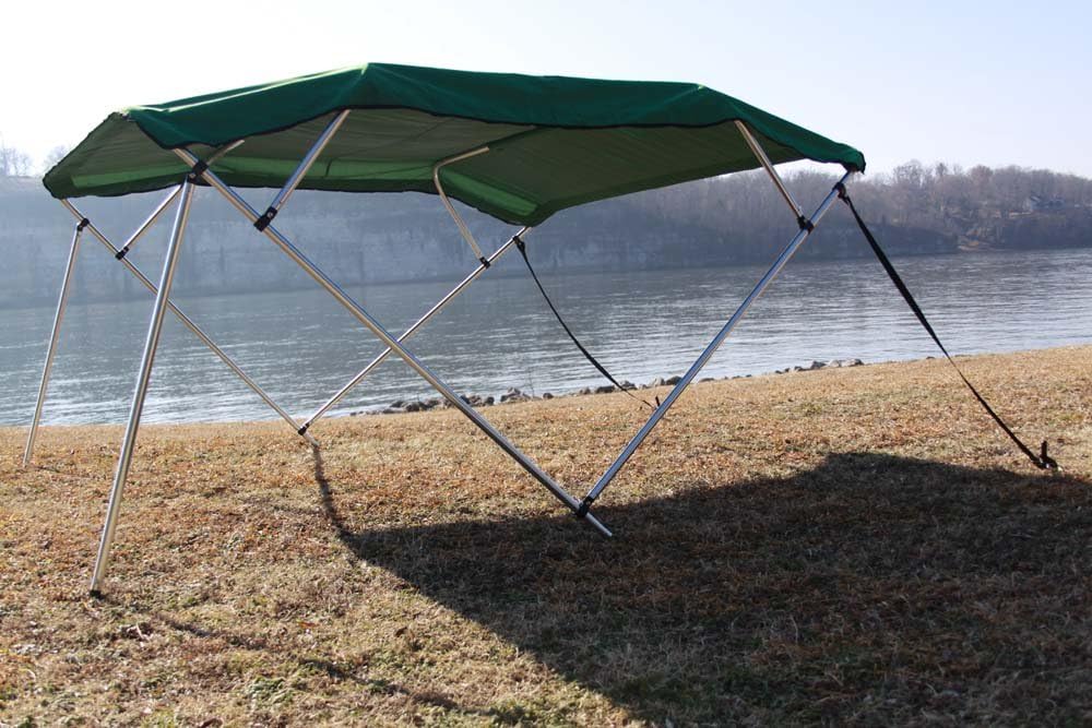 New Green Vortex Pontoon/Deck Boat 4 Bow Bimini Top 10' Long, 8'Wide