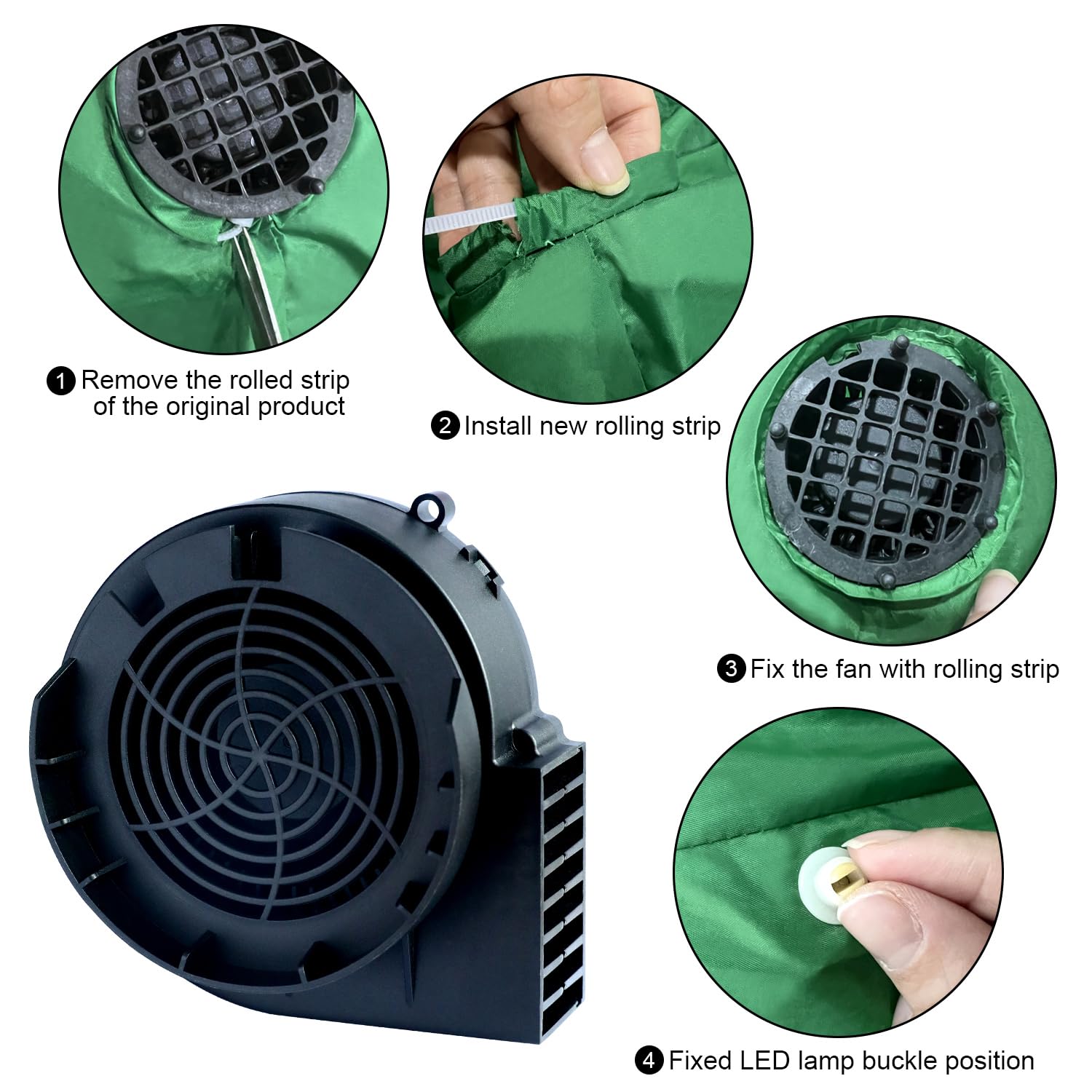 Snapklik.com : DomKom Replacement Inflatable Fun Blower 1.25A For ...