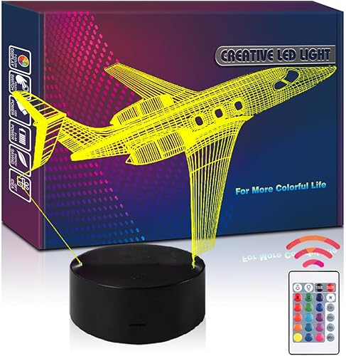 Luz nocturna de tren de vapor, control remoto, LED 3D, ilusión de 16 colores, juguete para festival de Navidad, regalo de cumpleaños para bebés,