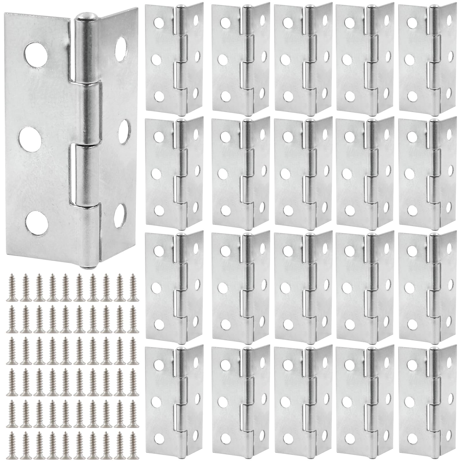 Luomorgo 1.5 Inch Mini Hinges, Stainless Steel Butt Hinges, -8 Luomorgo 1.5 Inch Mini Hinges, Stainless Steel Butt Hinges, -8