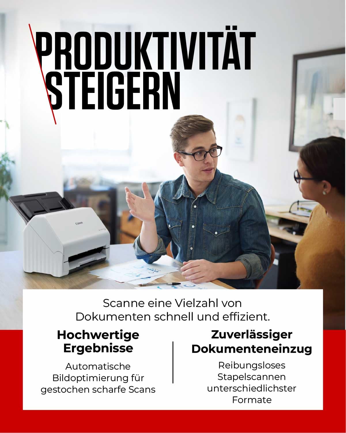 Canon Scanner imageFORMULA R30 | Dokumentenscanner | Duplex Scanner mit Einzug für Homeoffice & Büro mit USB Kabel | 60 Blatt Einzug | Plug & Scan CaptureOnTouch Lite Software | Integrierte OCR I PDF