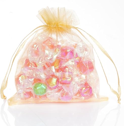 Miniatura 7 de 100 bolsas de organza de satén con cordón, bolsa de organza para el día de la madre, día de San Valentín, Halloween, bolsas de dulces, boda, fiesta,