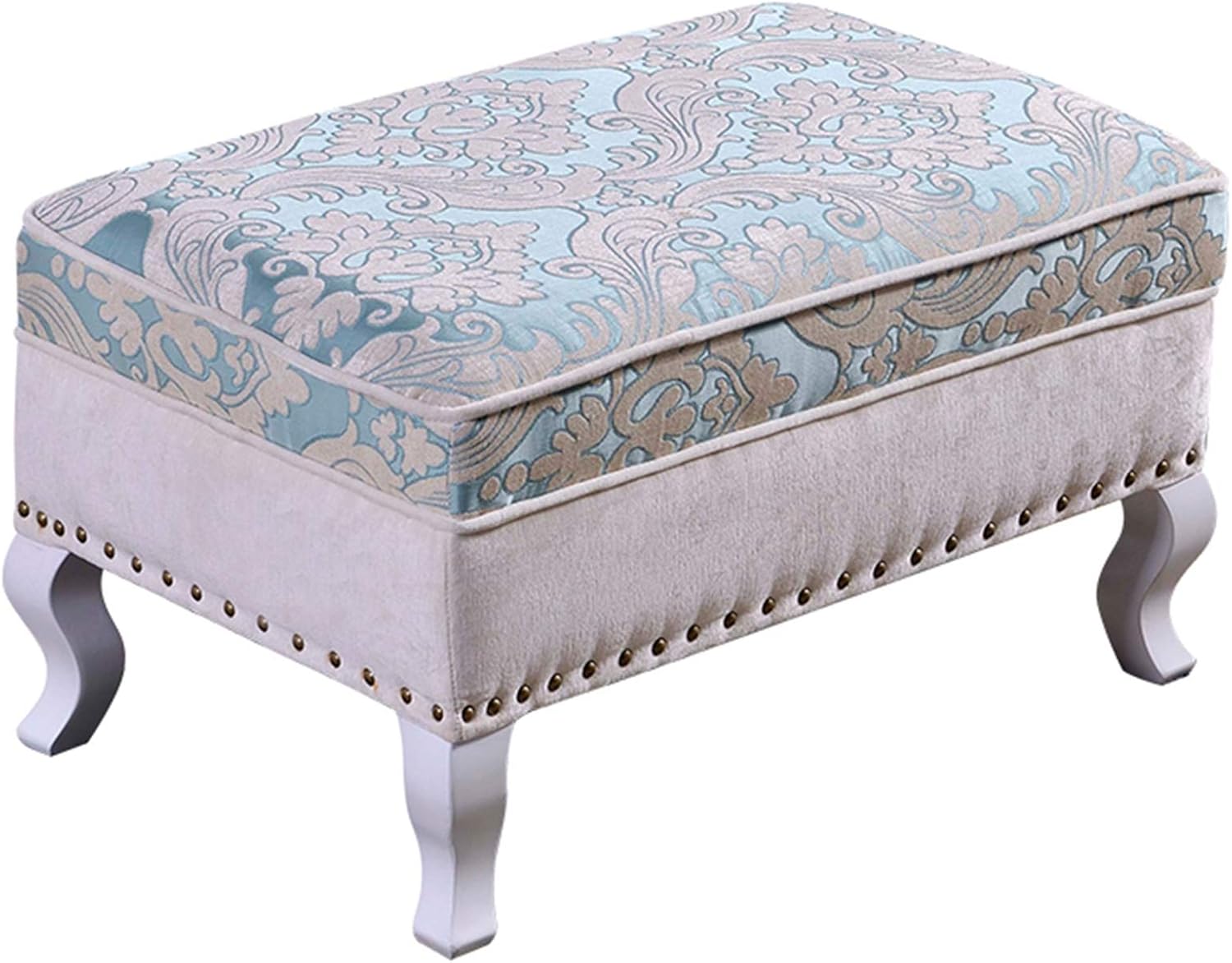 Chairs Solid Wood Stool Living Room Creative Small Bench Home Adult Wear Shoes Stool Sofa Change Shoes Stool Fabric Stool (Color:A04,Size:70 * 45 * 40cm) (Color : A03, Size : 70 * 45 * 40cm)