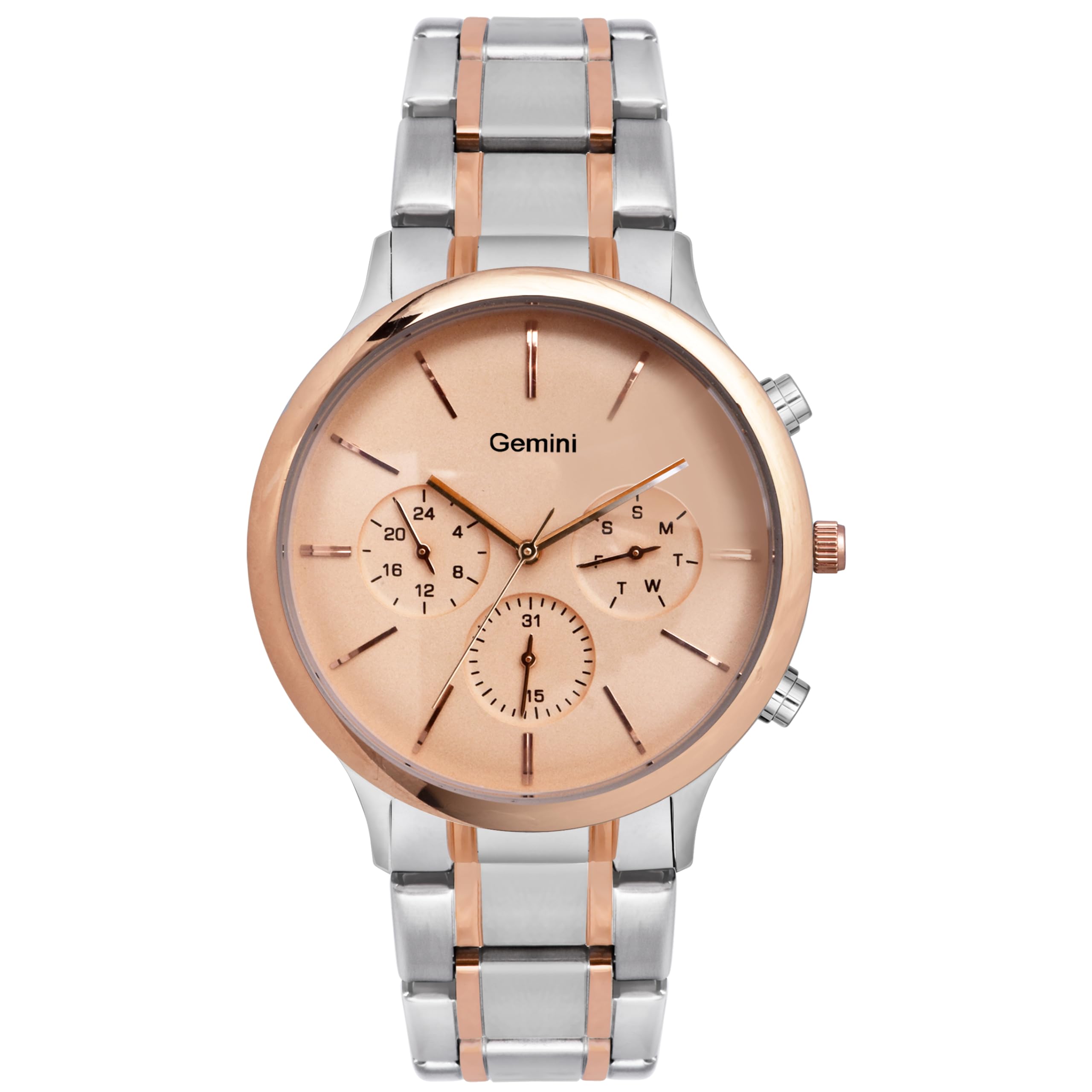 Buy Gemini Men's Chronograph Watch, Two-Tone Stainless Steel and
