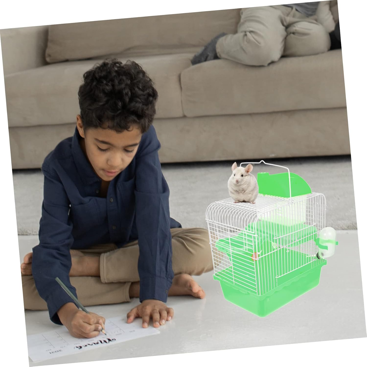 SUPVOX Guinea Pig House Hamster Hideout Rat Chinchilla Cage Pet Toys Warm in Winter Cool in Summer Safe Use for Small Animals Idea