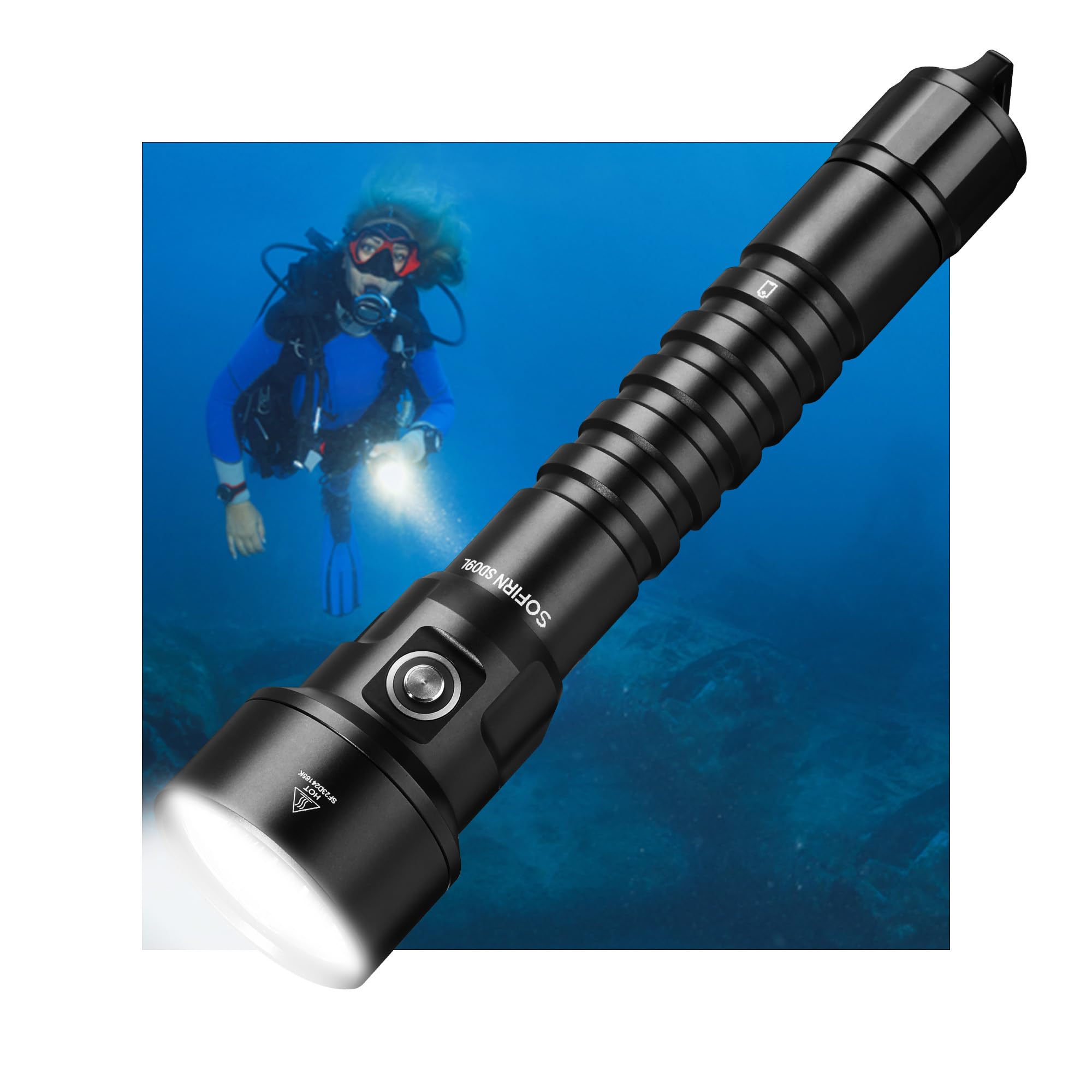 Amazon.com : sofirn SD09L Scuba Dive Light 6800 Lumens, Diving