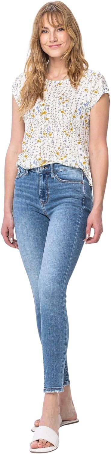 Judy Blue Mid Rise Vintage Skinny - Image 5