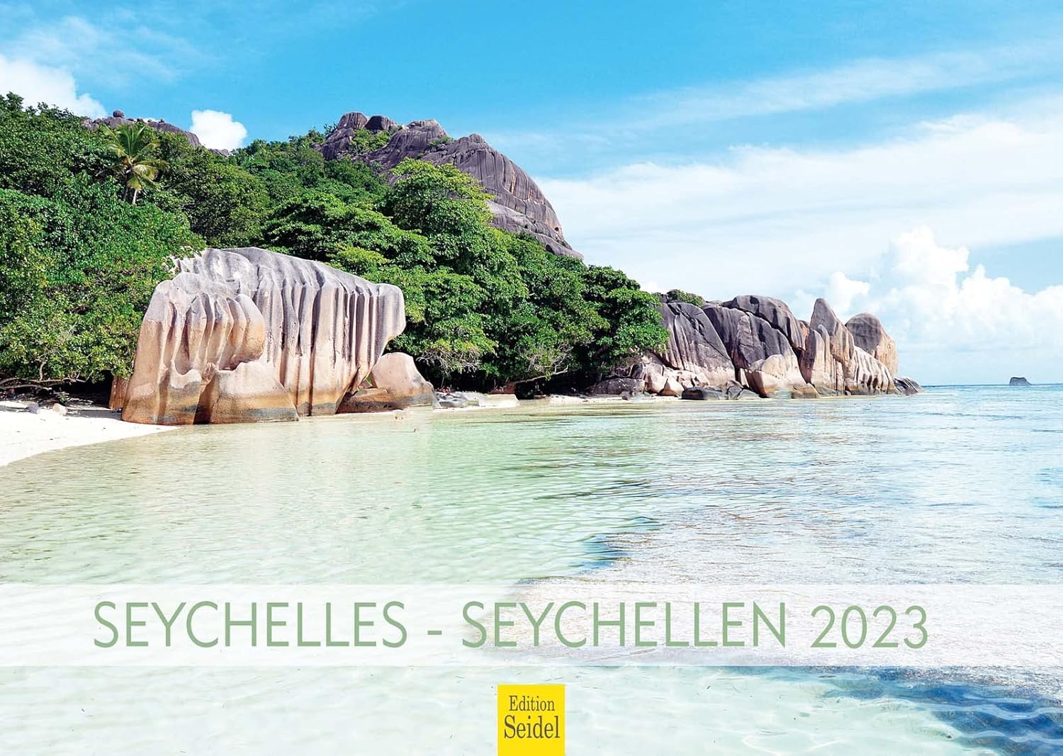 Page De Garde A3 Plage Seychelles Calendrier 2023 Premium DIN A3 Calendrier mural Afrique mer
