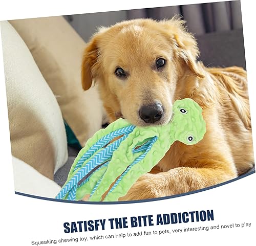 Miniatura 7 de Hohopeti Juguete para mascotas, juguetes para masticar, juguetes de peluche para dentición, juguetes de sonido para la dentición, juguetes para
