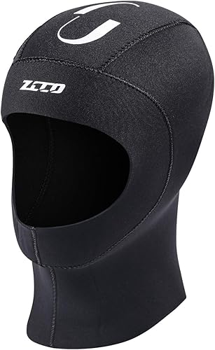 Miniatura 2 de ZCCO Capucha de buceo de neopreno de 0.118 in0.197 in - Gorra duradera y elástica para esnórquel, kayak, surf, canoa y deportes acuáticos