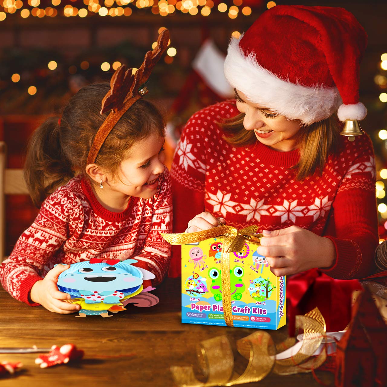 ZMLM Art Crafts Toys for Toddler Paper Plate Art Kit for Girl Boy