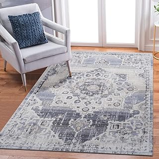 Sponsored Ad - PAYAS Collection, Stylish and Stain Resistant Area Rug for Home & Kitchen Decor, 22105A-Cream/Blue , Size(...