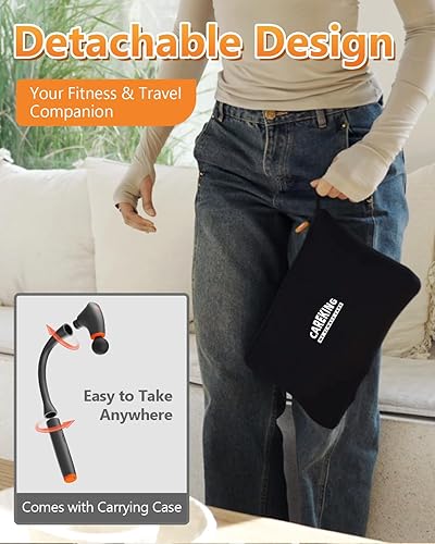 Miniatura 3 de Pistola de masaje convertible de tejido profundo para alivio del dolor muscular de espalda y cuello, herramienta eléctrica de mano de percusión de