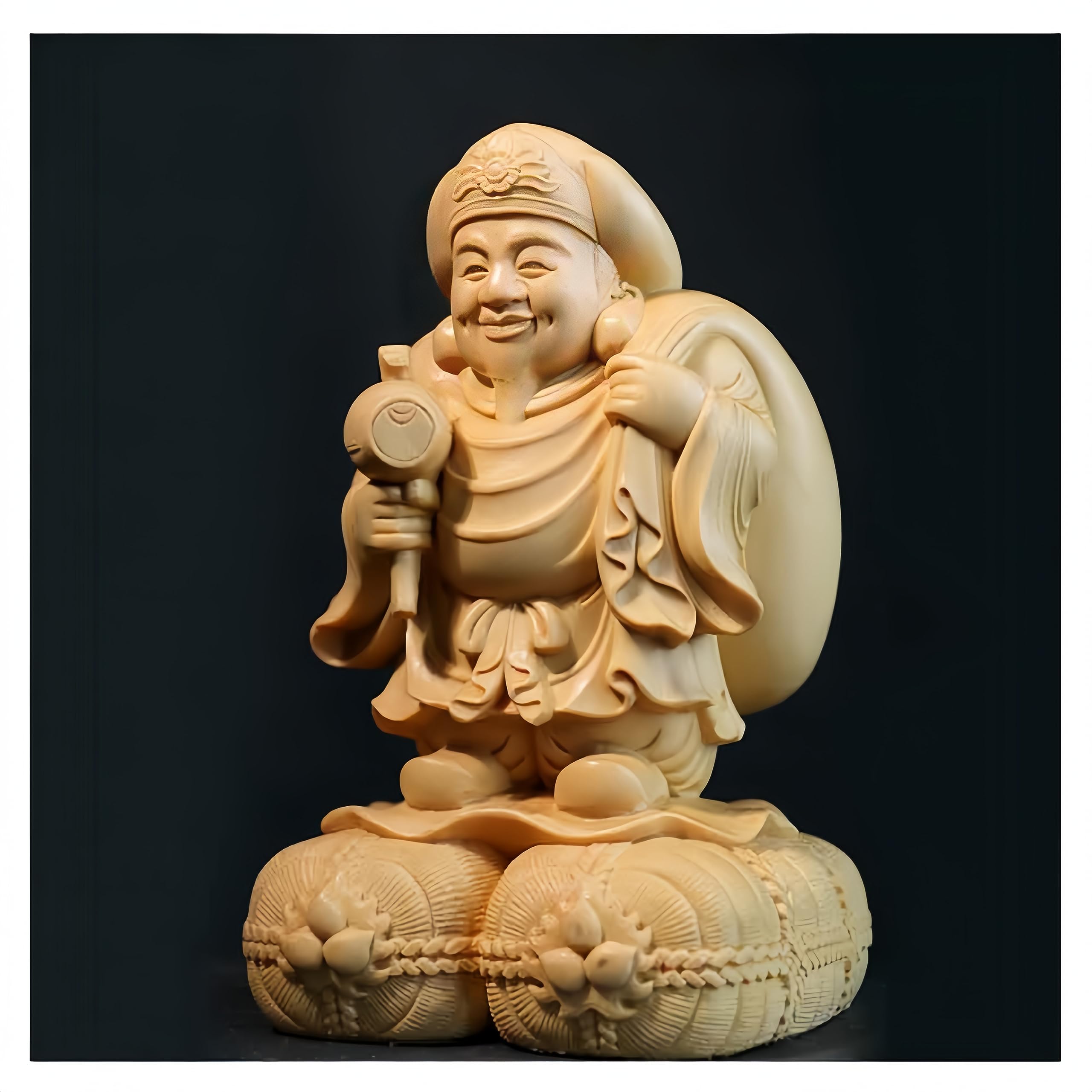 七福神　大黒天　置物 Amazon｜仏像 大黒天 置物 縁起物 開運招福七福神 (高さ6cm×巾3.5cm