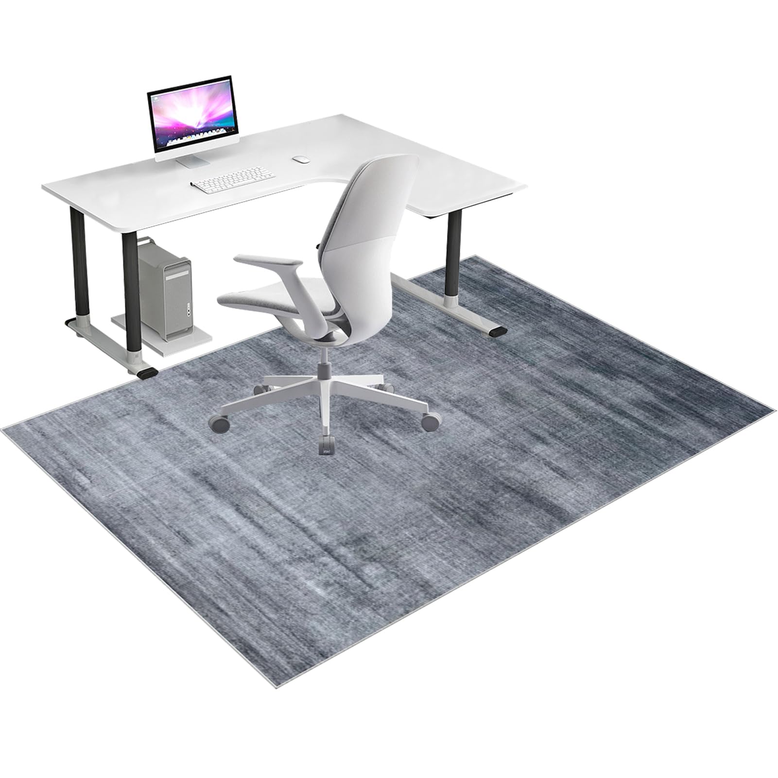 Heavy Duty Office Gaming Chair Mats for Carpeted and Hardwood 120 x 160 cm Floor Carpet Protector Chair Mat for Home & Office Floor Mat for Office Chair Anti-skidding Desk Chair Mat for Rolling Chair