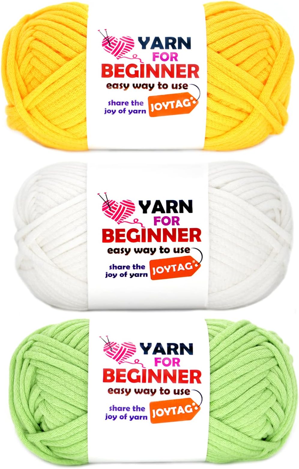 Fadoub Yarn for Crocheting,300G White Yarn, Easy Peasy Yarn
