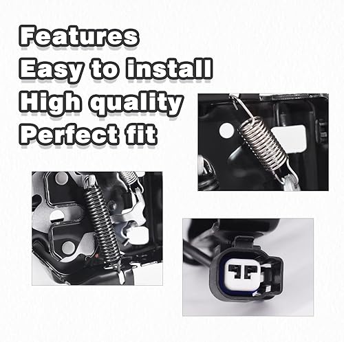 Miniatura 5 de Pestillo de bloqueo del capó delantero para Ford F150 2015-2020 Número de pieza FL3Z-16700-B FL3Z16700B