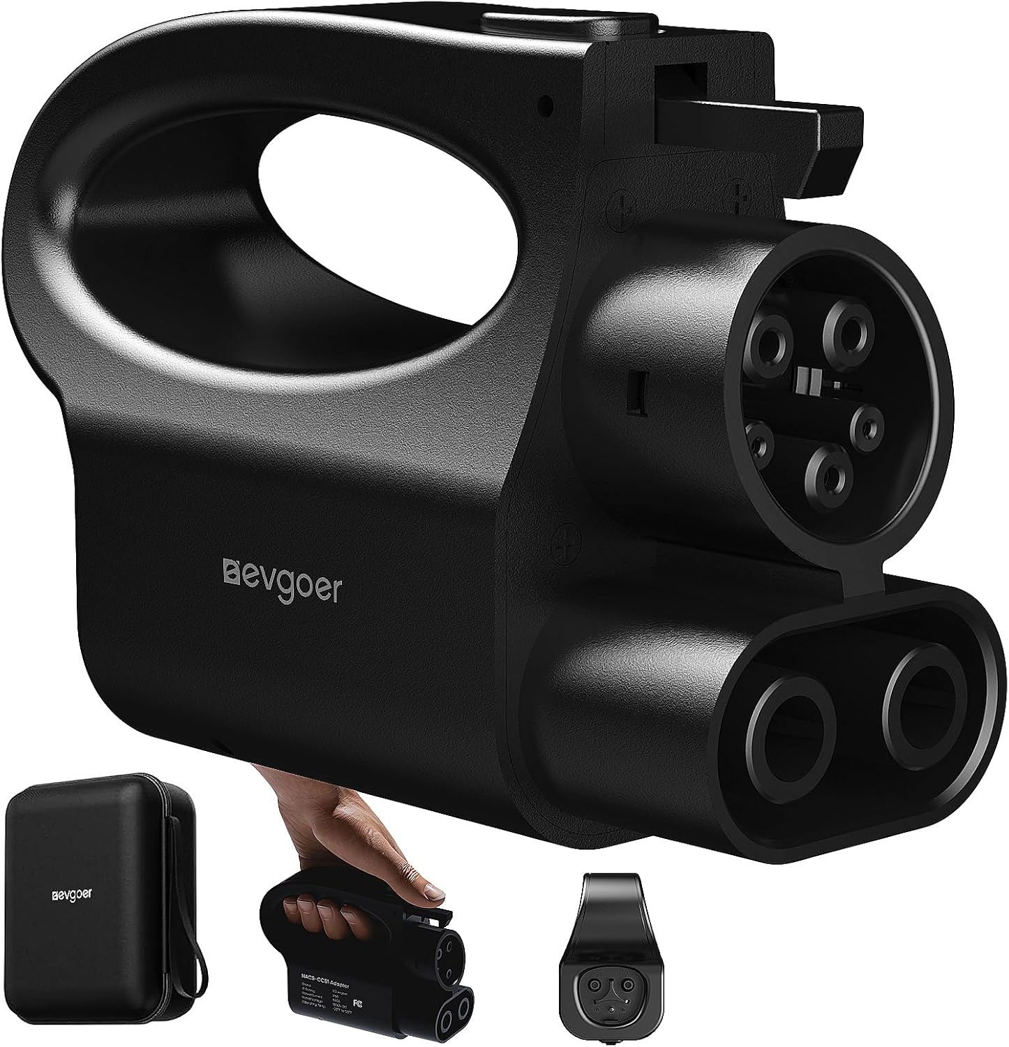 NACS to CCS Electric Vehicle Adapter, Max 500A 1000V Fast NACS DC Adapter Compatible with Tesla Supercharger V3/V4 [Check with Your Automaker for Compatibility]