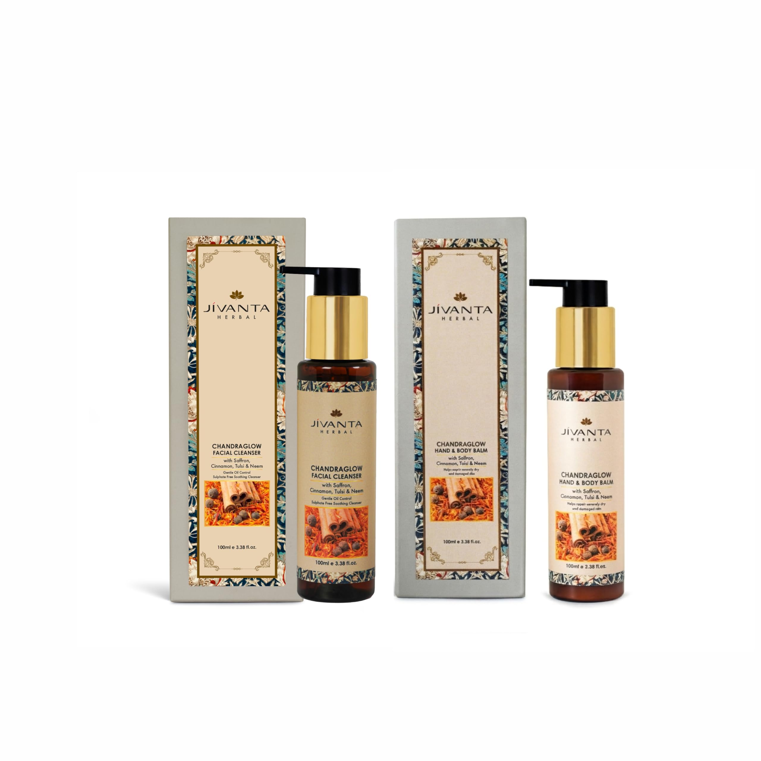 Chandraglow Facial Cleanser & Body Balm Combo – Ayurvedic Skin Brightening Face Cleanser & Deep Nourishing Body Balm for Soft, Glowing & Healthy Skin-image-11