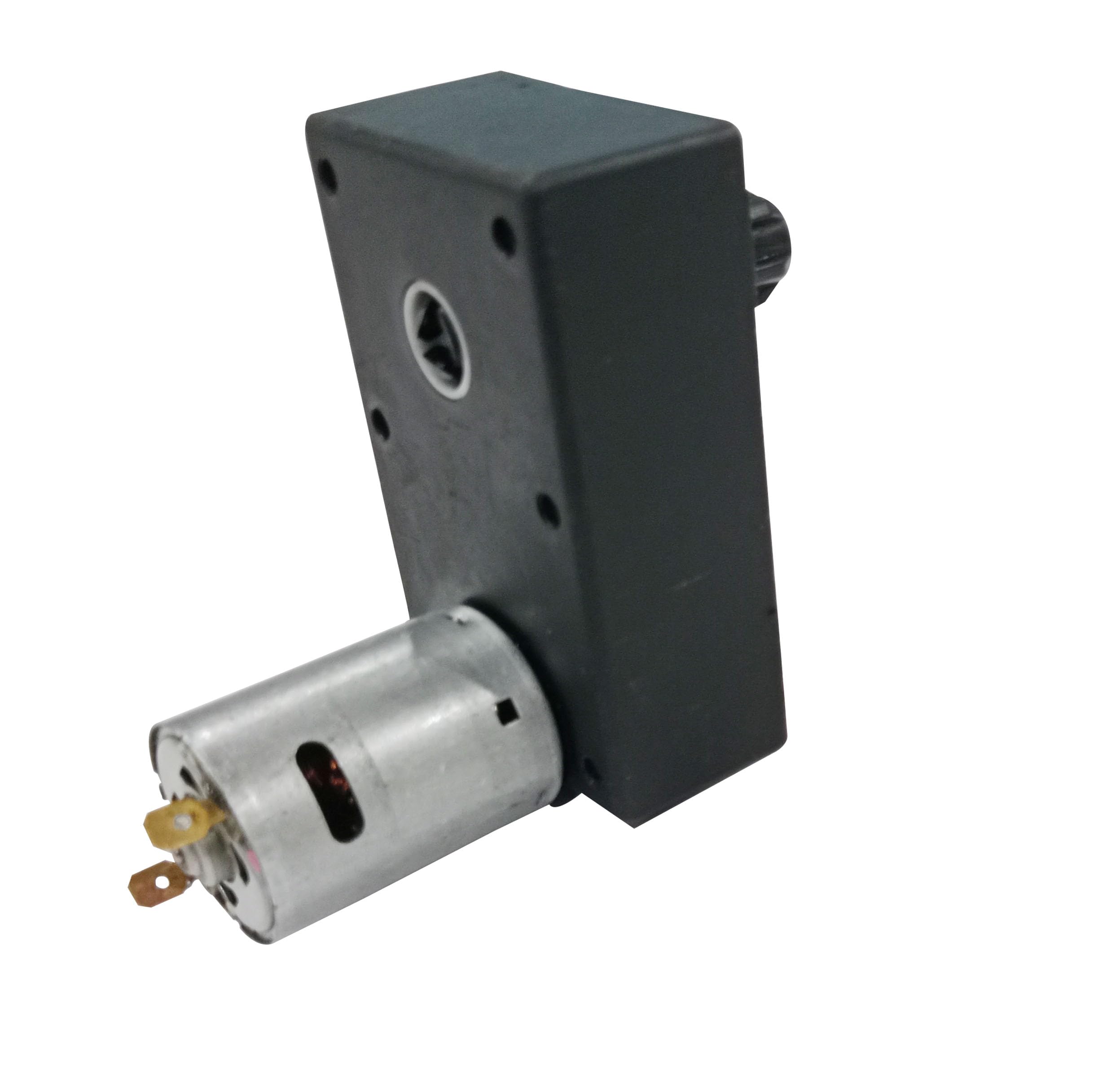 MELODY"S HOBBY CENTRE Black Box DC Gear Motor | 90-100 RPM, 12-24V High Torque Gear Motor | Square Metal Gearbox For DIY Robotics | Educational Electronic Component For School Science Projects"