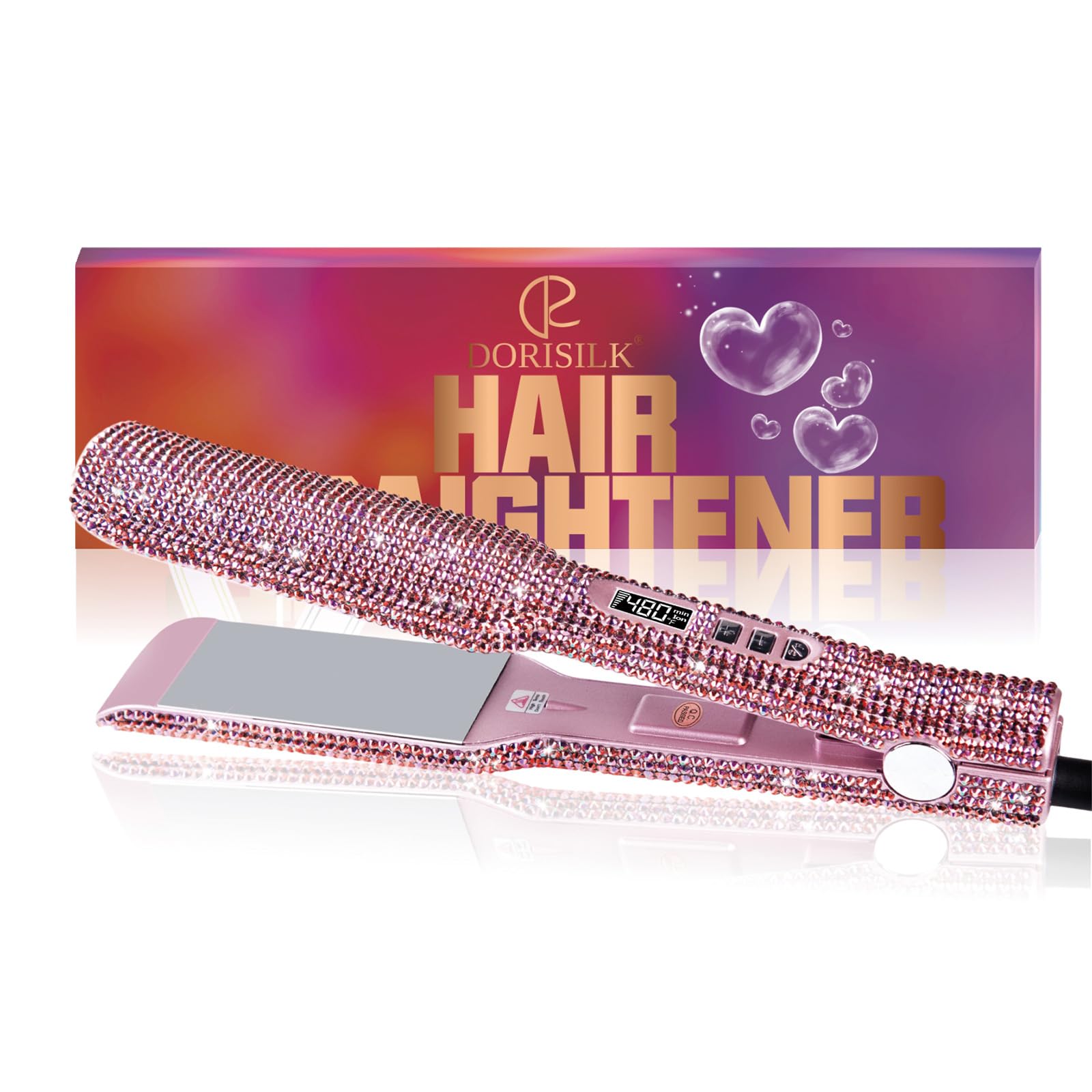 DORISILK Crystal Diamond Flat Iron