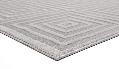 Miniatura 4 de United Weavers Cascades Tehama - Alfombra geométrica beige de 1 pies 11 pulgadas x 3 pies