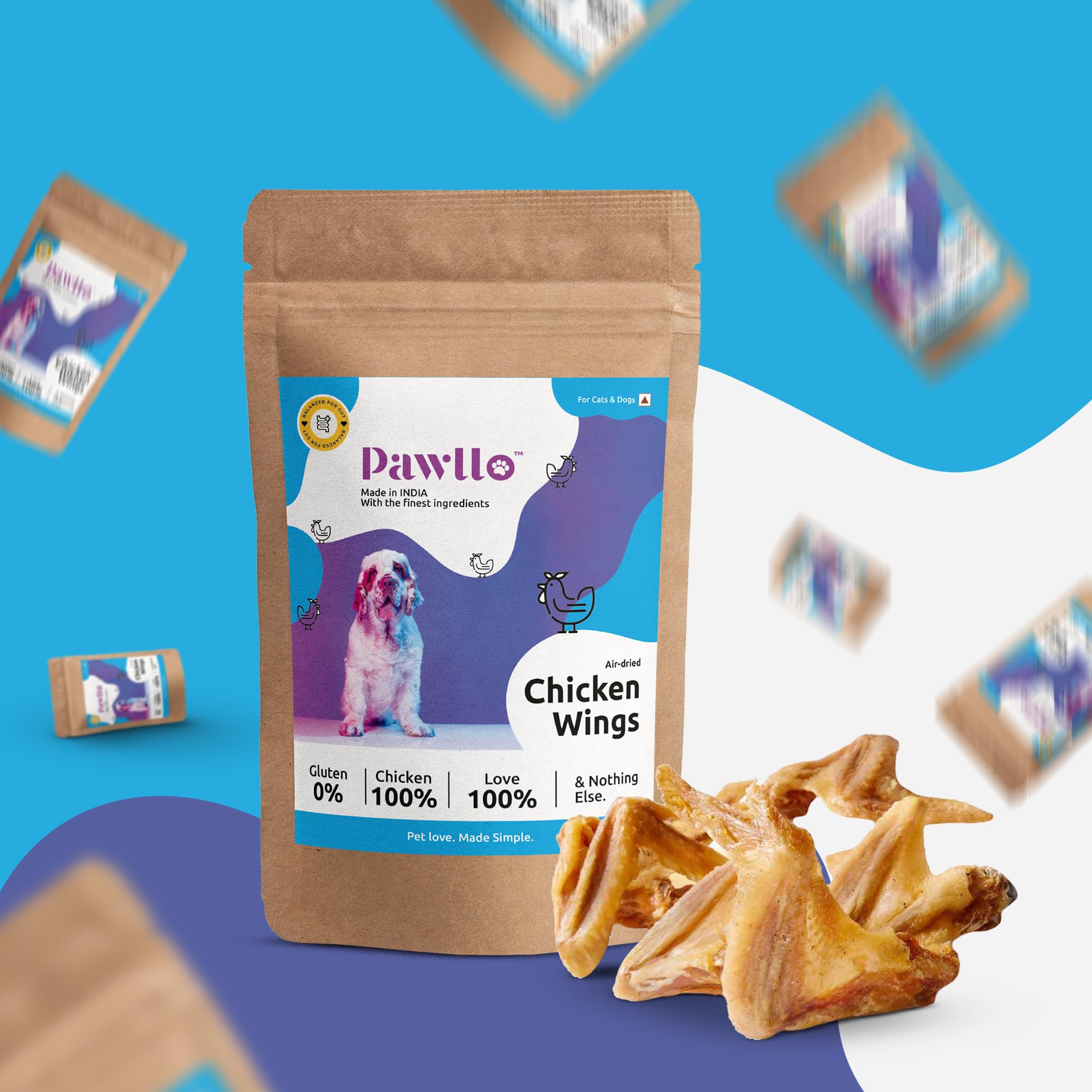 Chicken Wings - Dehydrated Natural Protein Snack for Cats and Dogs (7 pcs) (3) (B0CJ9B83KM) Amazon Price History, Amazon Price Tracker