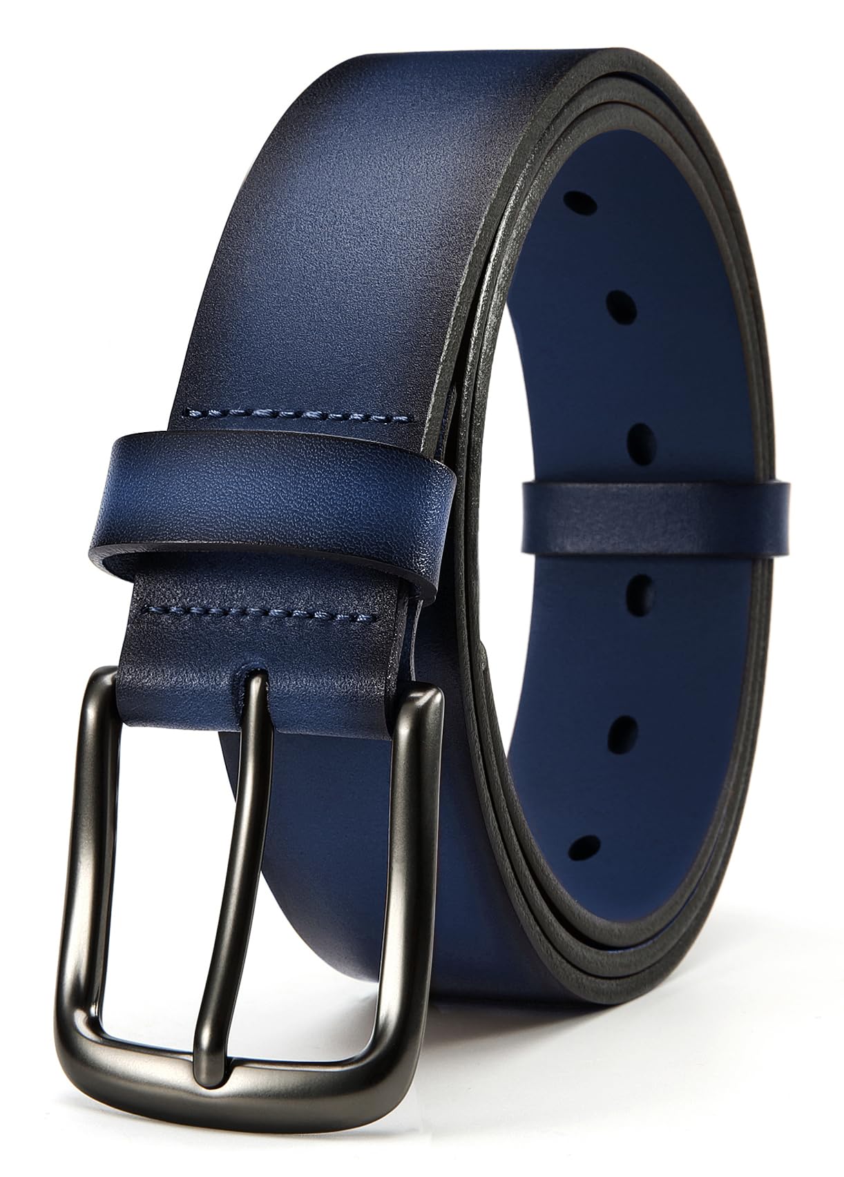 CHAOREN Full Grain Leather Belt for Men, Work Belts for Men Heavy Duty, Daily Wear for Jeans Pants