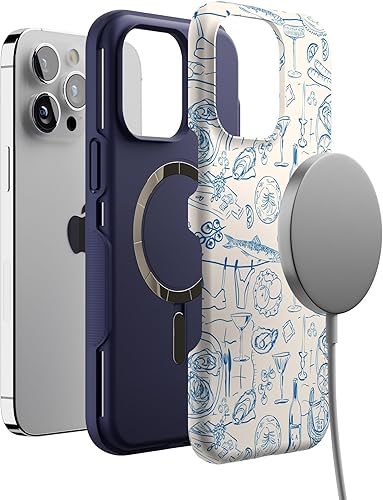 Vista 379 de Casely - Funda para iPhone 14 Pro Max, Viva La Vida, Frida Kahlo Floral Collage, compatible con MagSafe 10 Frida Kahlo Viva La Vida Collage