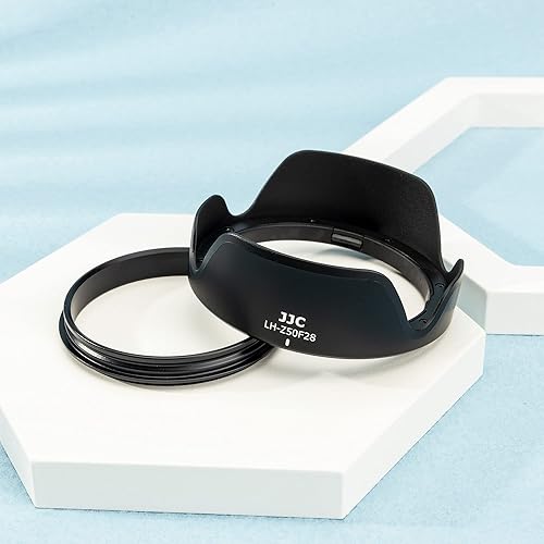 Miniatura 7 de Parasol reversible con diseño de flor de tulipán para Nikon NIKKOR Z MC 1.969 in f2.8 Macro lente en la cámara Z5 Z6 Z6 II Z7 Z7 II Incluye un