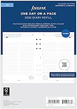 Filofax A5 day per page 5 language appointments 2026 diary 26-68515
