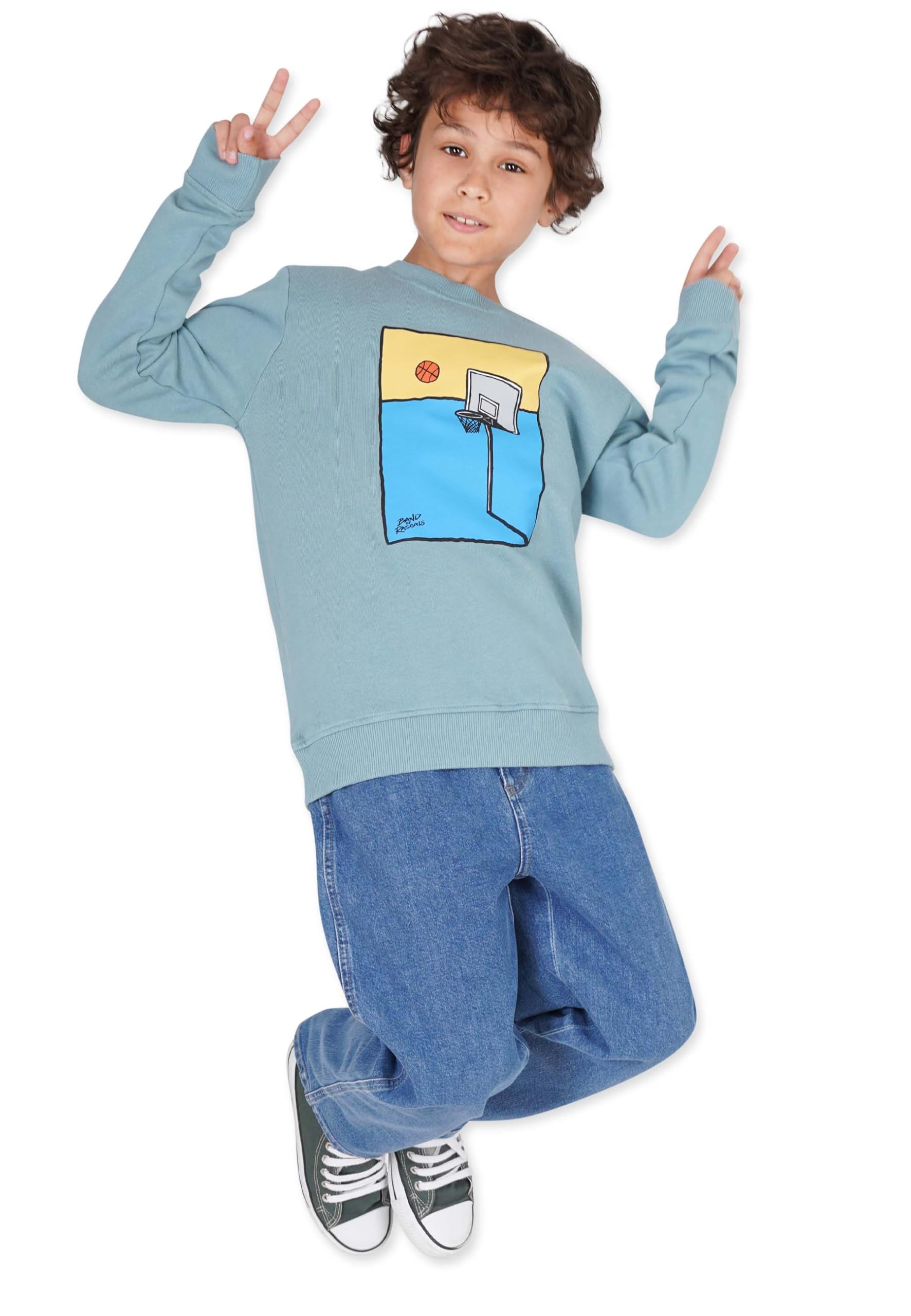Band of Rascals Kinder Sweatshirt Court aus Bio-Baumwolle