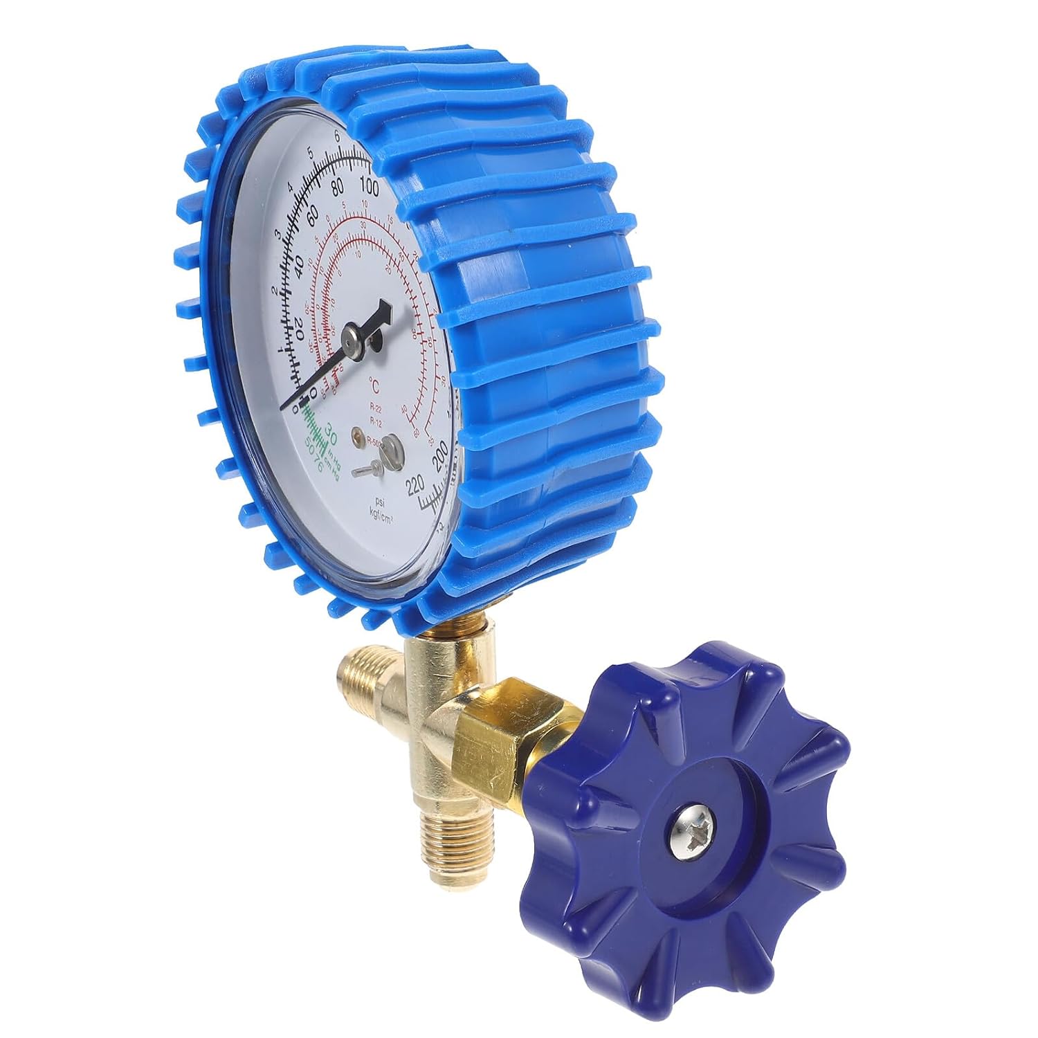 Recharge Gauge with Fluoride Filling Gauge for Automotive Ac Systems for Car Maintenance and Repair