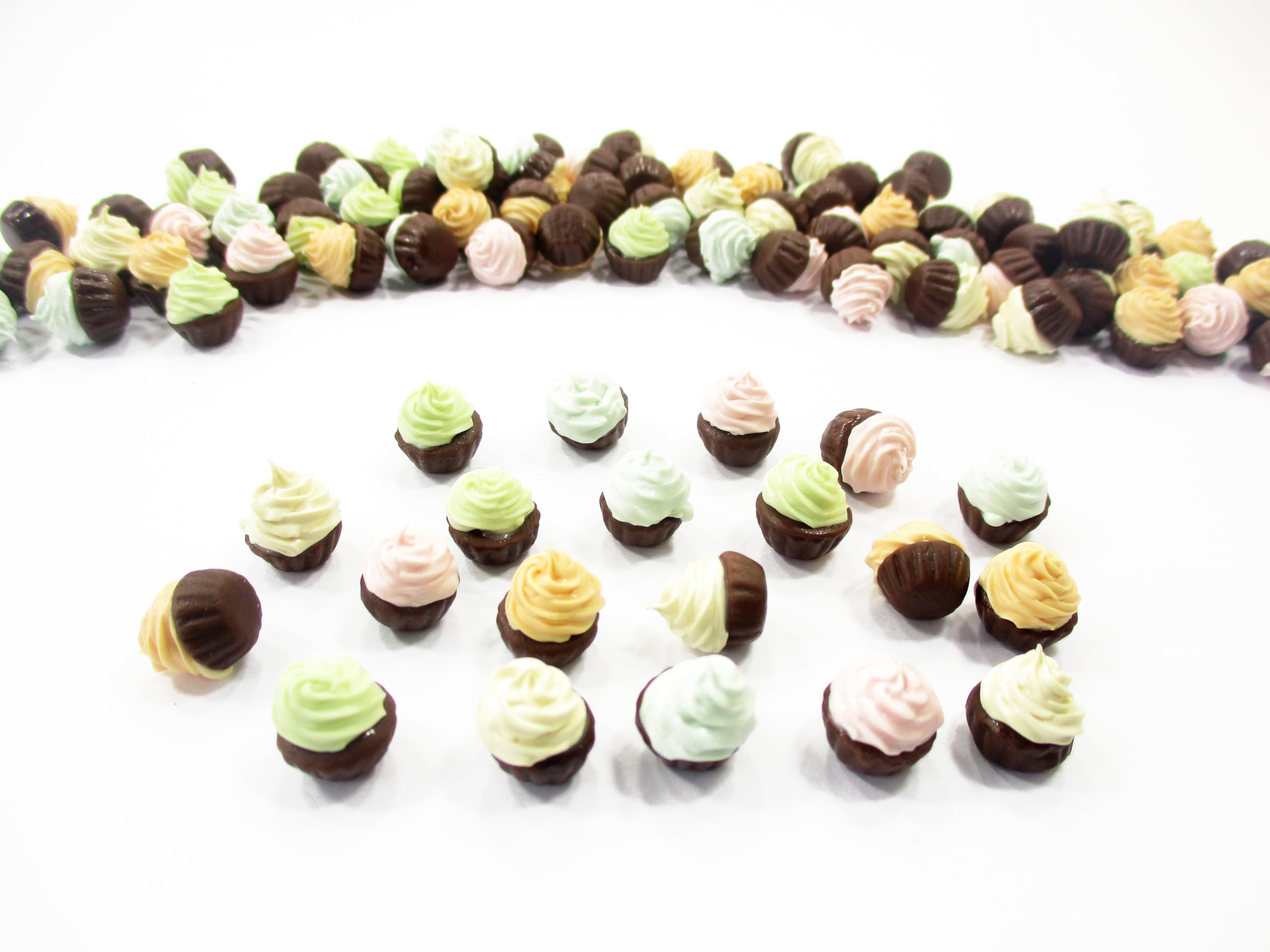 Dollhouse Miniature Food 20 Cupcake Bakery Dollhouse Food Accessories 14850