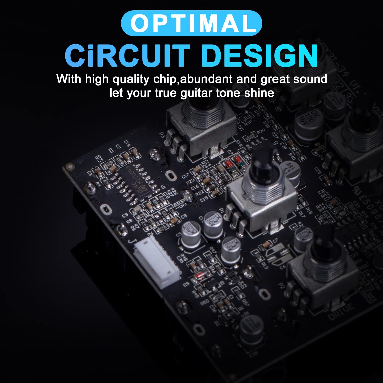 Amazon | 10 バンド EQ ペダル イコライザー (31.25Hz-16kHz) エレキ