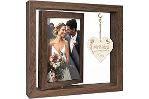 Wedding Gifts for Couples - Personalized Rotating Floating Picture Frame