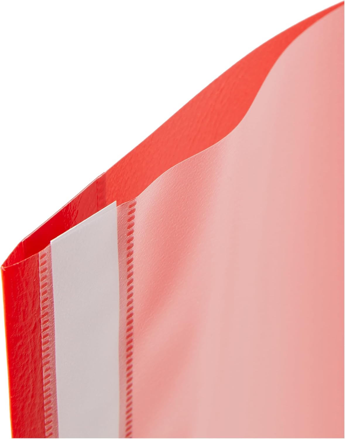 Durable 252303 Clear View Folder-Report File A4 PP, Red - Pack of 25