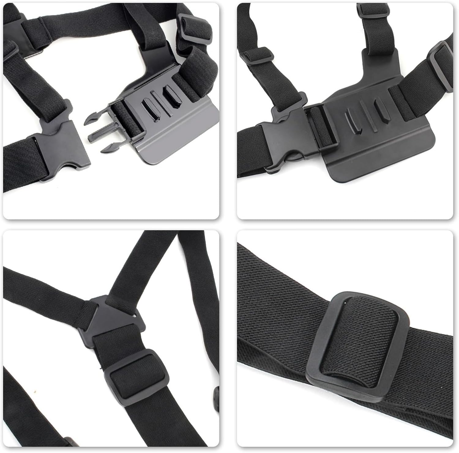 Compatible for DJI Action Camera Chest Strap Mount, Adjustable Waistcoat Belt