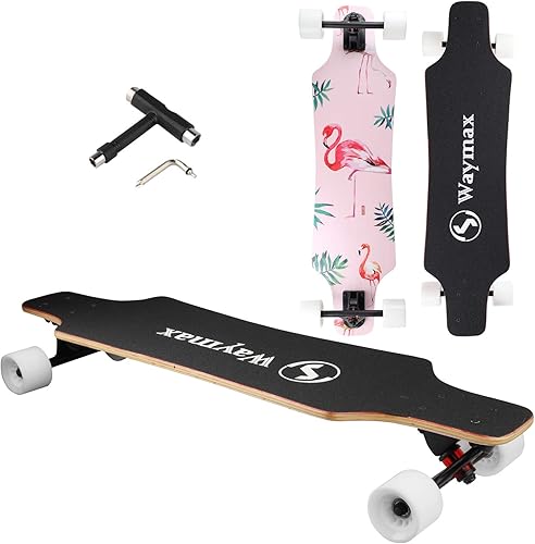 Longboard Skateboard Complete - Longboard Pro Small de 31 pulgadas para hĂbrido, estilo libre, tallado, crucero y cuesta abajo con herramienta en T Longboard Skateboard Complete - Longboard Pro Small de 31 pulgadas para hĂbrido, estilo libre, tallado, crucero y cuesta abajo con herramienta en T