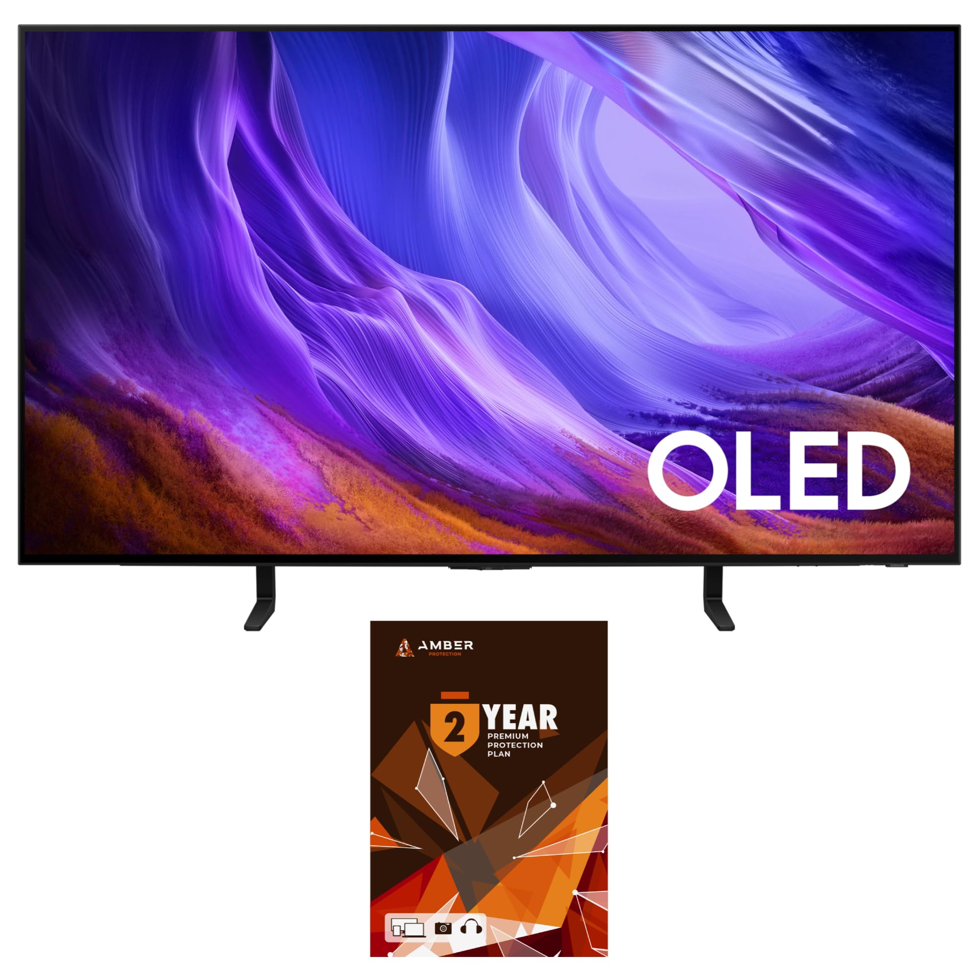 Samsung QN48S85HAEXZA 48" 4K OLED TV with a 2 Year Amber Protection (2026)