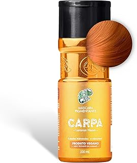 Kamaleão Color – Máscara Pigmentante Semi-Permanente - Cores Vibrantes e Hidratação Intensa – Low Poo, Vegano, Cruelty Free – 100ml - Carpa