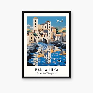 Banja Luka Travel Print, Banja Luka - Bosnia and Herzegovina
