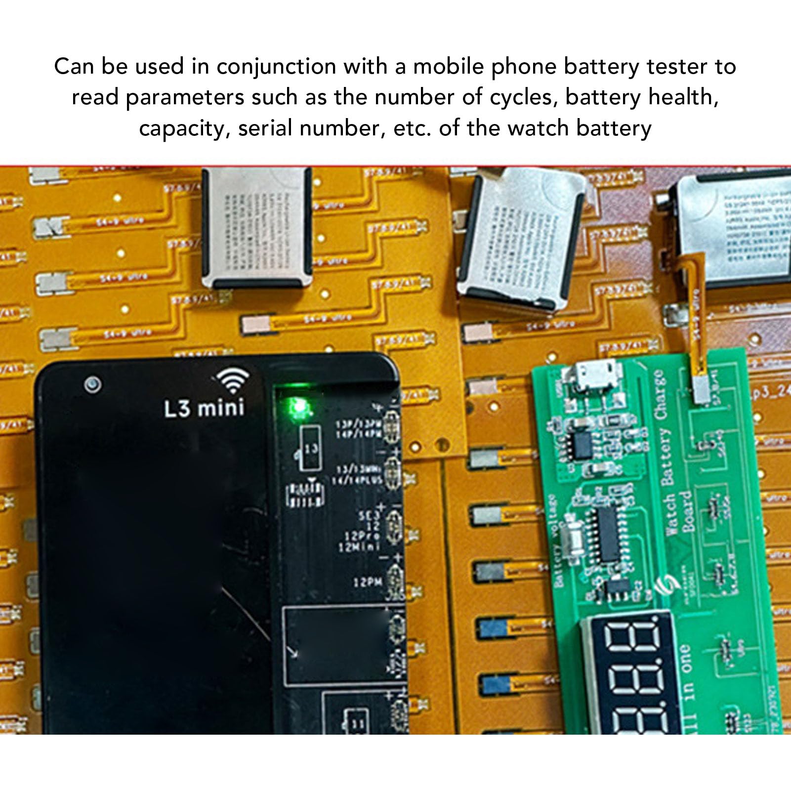 Eujgoov Scheda Tester di Carica Veloce della Batteria per 1-40 Celle, con Indicatori LED