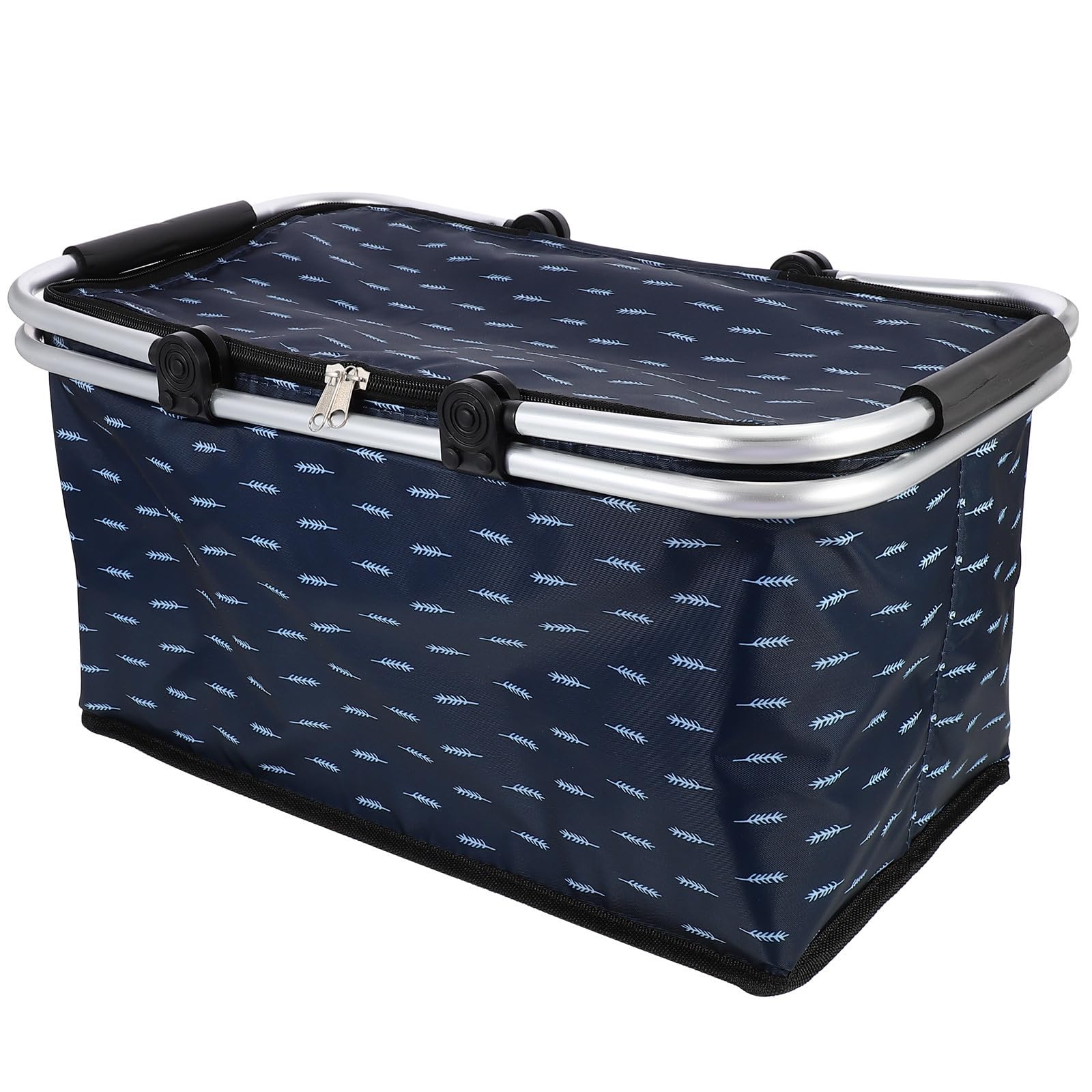 Ciieeo Isotherme et Cadre en Aluminium en Tissu Oxford Portable 30l Doublure Aluminium Pliable et Pratique pour Usage Domestique ou Sorties