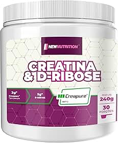Creatina Creapure com D-Ribose 240g Natural NewNutrition