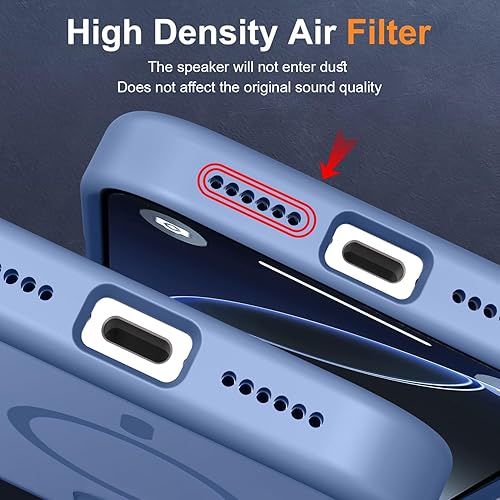 Vista 690 de MOCCA - Funda magnética resistente para iPhone 11 de 6.1 pulgadas, compatible con MagSafe, protector de pantalla de vidrio + protector de lente