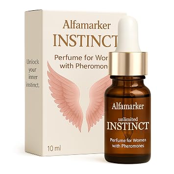 Pheromones Perfumes for Women Unlimited Instinct 10ml. Ultra-Concentrated Pheromone Infused Long Lasting Fragrance for Her. Oil Travel Perfume Floral Fruity Scent.