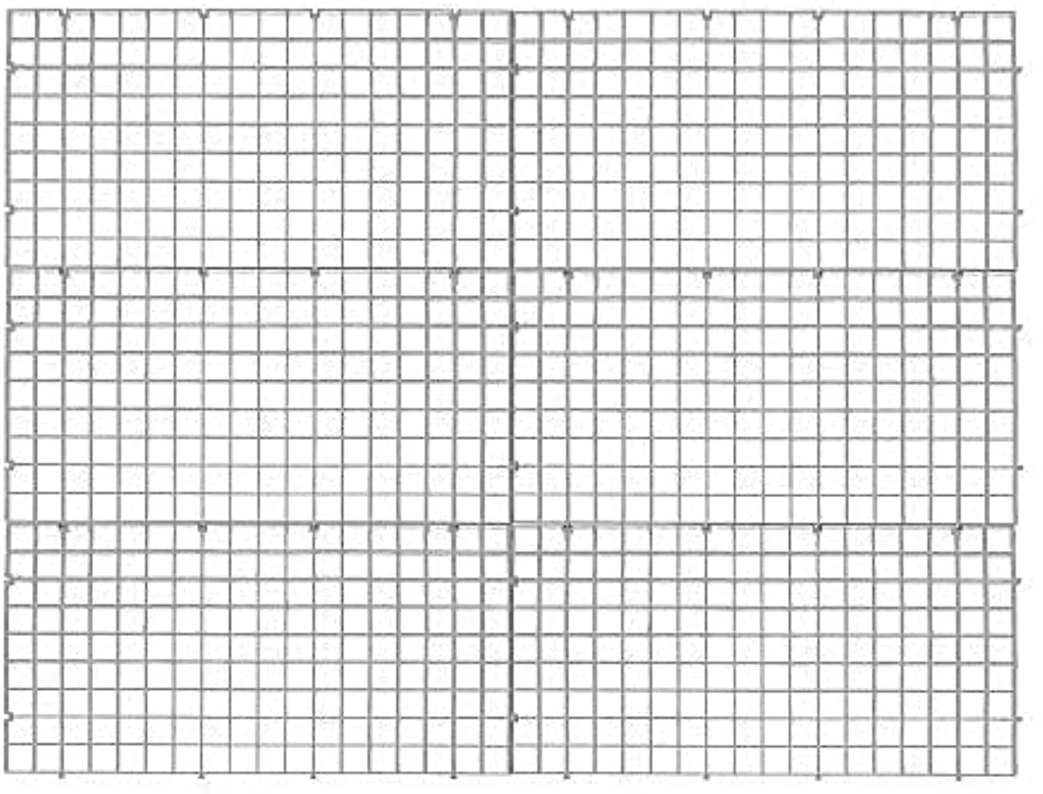 6 PCS Aquarium Divider Filter Tray Egg Crate Fish Tank Bottom Isolation, White, 30 cm x 15cm