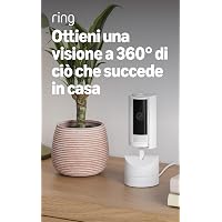 Videocamera interna inclinabile Ring (Pan-Tilt Indoor Camera)
