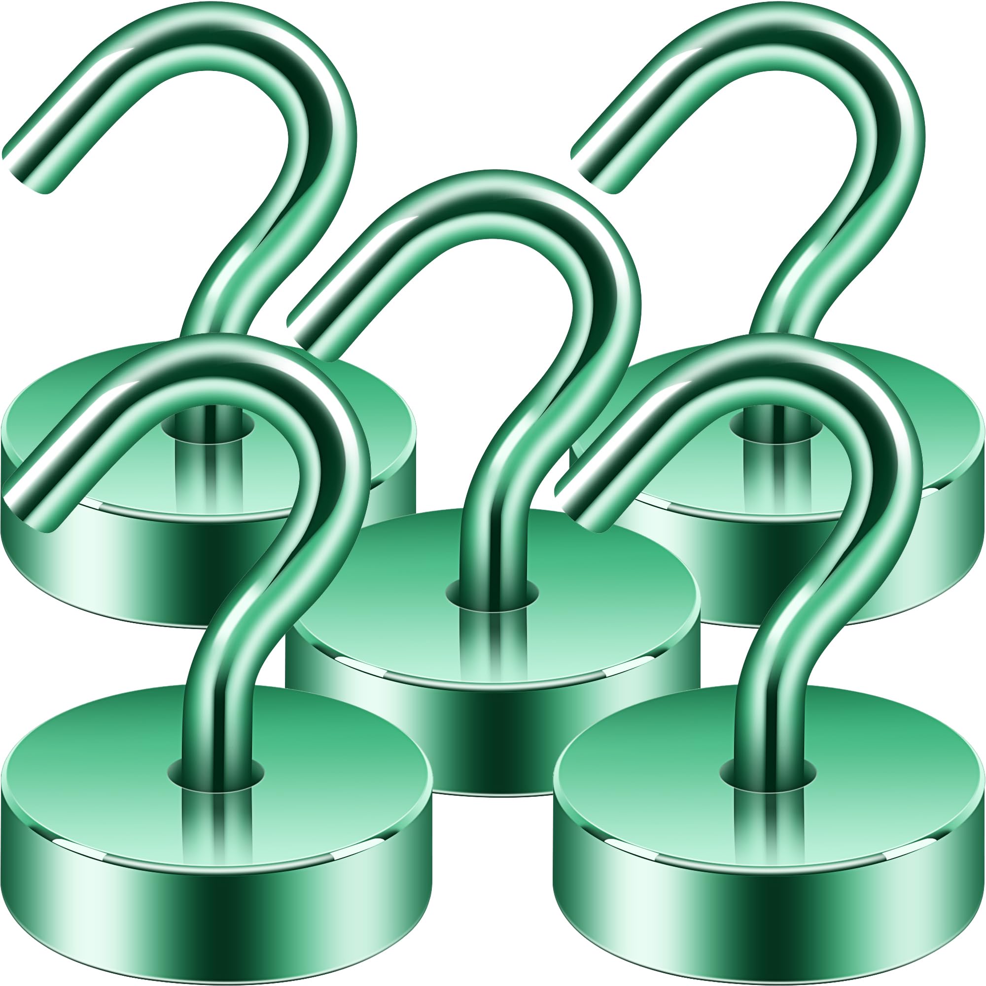 Neosmuk Magnetic Hooks - 5 Pack for Tools & Gear -22 Neosmuk Magnetic Hooks - 5 Pack for Tools & Gear -22